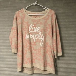Sonoma thin sweat shirt